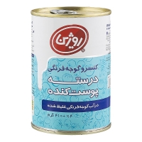 کنسرو گوجه فرنگی پوست کنده 410 گرمی روژین