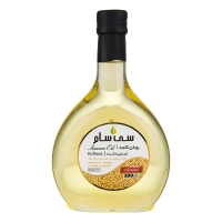 روغن کنجد تصفیه شده خوراکی مناسب پخت و پز و سالاد و تفت دادن 500 میلی لیتری سی سام